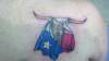 Texas Longhorn tattoo