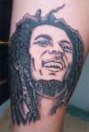 bob marley tattoo