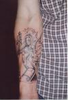 brimstone bollt angel tattoo