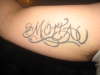 last name tattoo