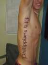 I can do all things through Christ who gives me strength. tattoo