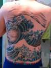 The Great Wave tattoo