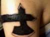 axe cover up of a long name!!! tattoo