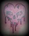 heart skull tattoo