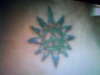 peace symbol tattoo