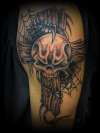 skull and cross tattoo