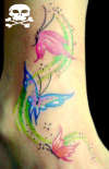3 borboletas tattoo