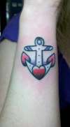 Baby Anchor tattoo