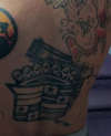 Cadillac and Pistol tattoo