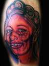 Ex Girlfriend Dead Portrait tattoo