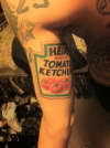 Heinz Tomato Ketchup tattoo