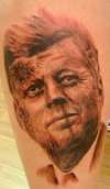 JFK ZOMBIE tattoo