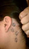 Paw Prints tattoo