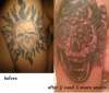 Sugar Skull Cover Up tattoo