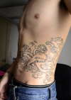 Unfinished octopus tattoo