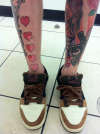 Zelda Hearts tattoo