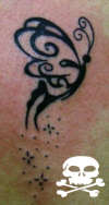borboleta tribal tattoo