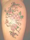 floral tattoo
