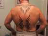new mid back tribal tattoo