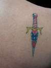 Rebel dagger tattoo