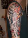 koi morph dragon tattoo