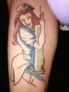 saucy nurse tattoo