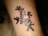 tribal frog tattoo