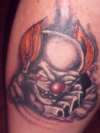 Evil Clown tattoo