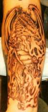 Huss Dragon tattoo