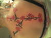 abstract cherry tree tattoo
