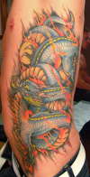 blue dragon tattoo