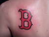 boston B redsox tattoo
