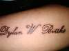 friends babys name tattoo