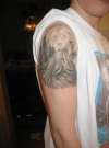 howling wolf tattoo