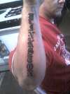 lettering tattoo
