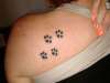 paws on my friend shirley tattoo