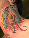 snake wing tattoo