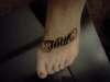 Ambigram-Faith tattoo