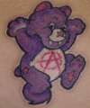 Anarchy Care Bear tattoo