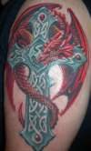 Celtic Dragon tattoo