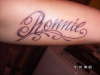 Ronnie tattoo