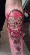 Sailor jerry demon devil old school Trick's tattoo trickstattoo