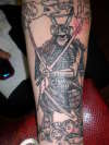 Winds Of Plague Samurai tattoo