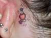 behind the ear tattoo