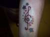 g clef tattoo