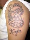 girl w bear tattoo