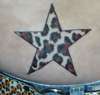 Leopardskin Star tattoo