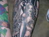 Leg Sleeve tattoo