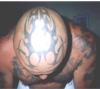 head tribal tattoo