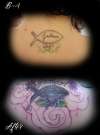 jesus fish re-work tattoo